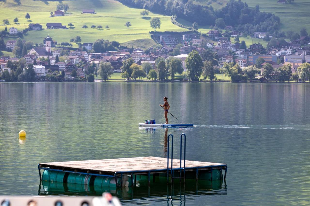 Seehotel Wilerbad Spa&Seminar Sarnen Bagian luar foto