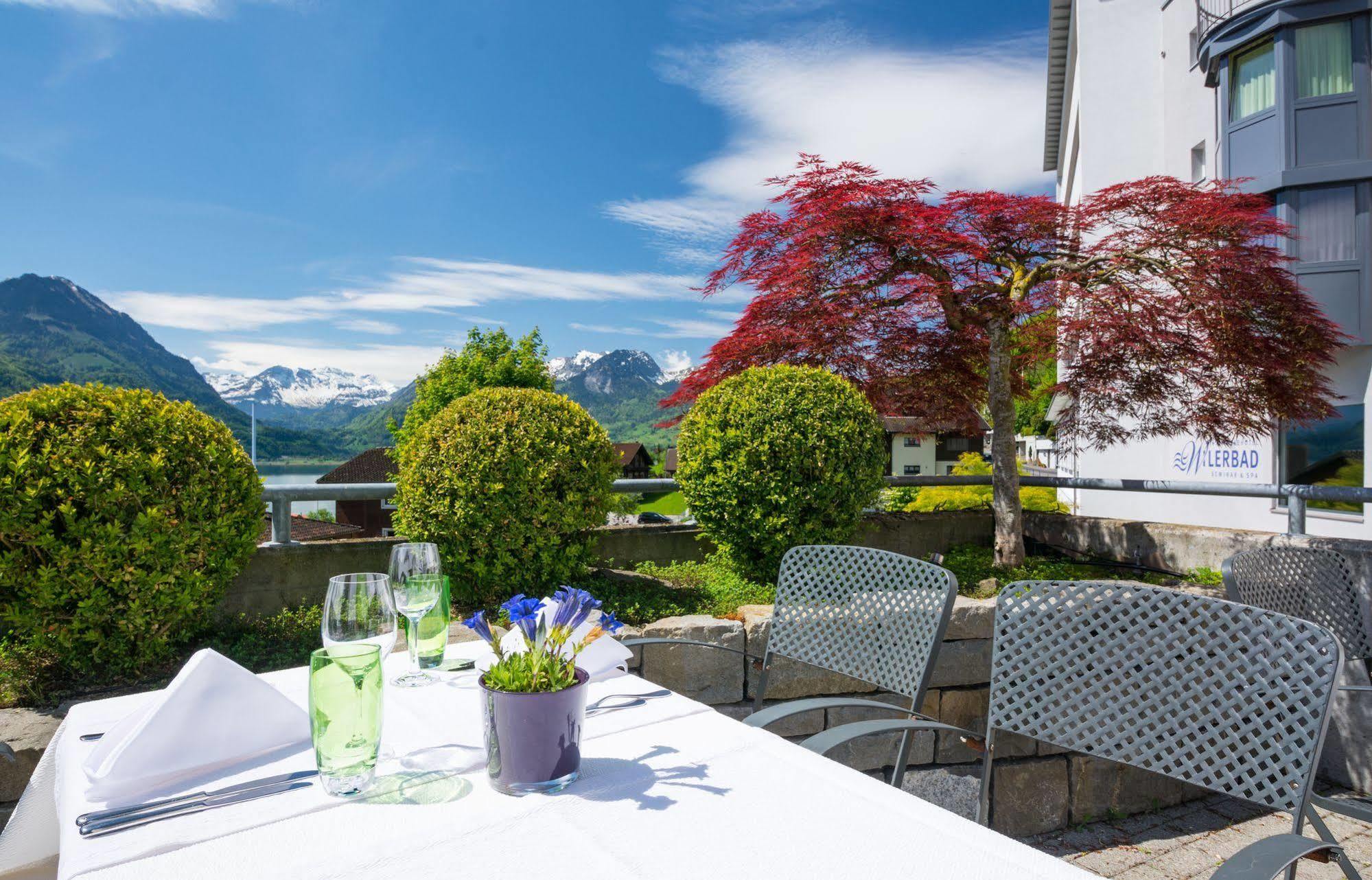 Seehotel Wilerbad Spa&Seminar Sarnen Bagian luar foto